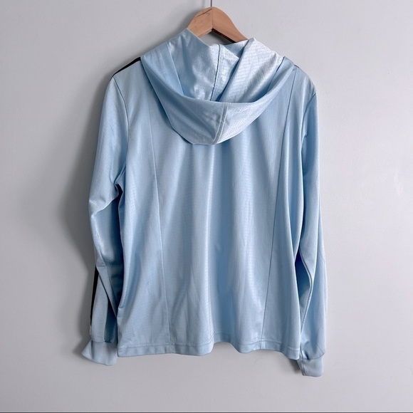 Disney Parks World 2 Piece Main Street Hood Full Zip Track Suit Pale Blue L - Picture 8 of 14